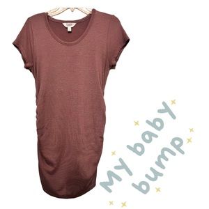 Maternity casual top. Pretty color of mauve. Size S.